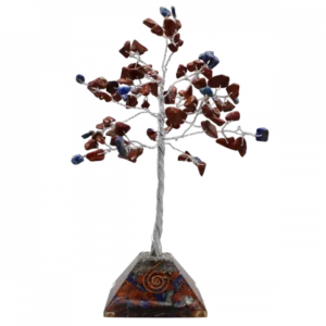 Edelsteenboom Rode Jaspis - Vriendschap - Orgoniet (18 cm)