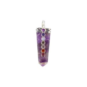 Edelstenen Hanger Amethist Chakra Punt