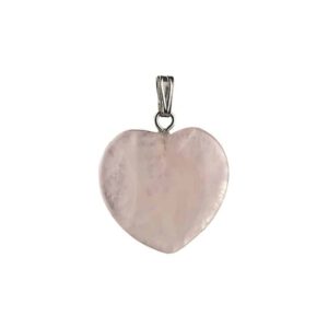 Edelstenen Hart Roze Kwarts (20 mm)