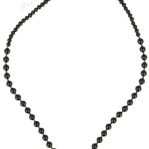 Edelstenen Ketting Onyx & Zwart Glas