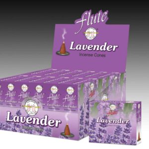 Flute Wierook Kegel Lavender (6 pakjes)