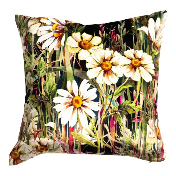 Fluwelen Kussen Garden Margrietjes (45 x 45 cm)