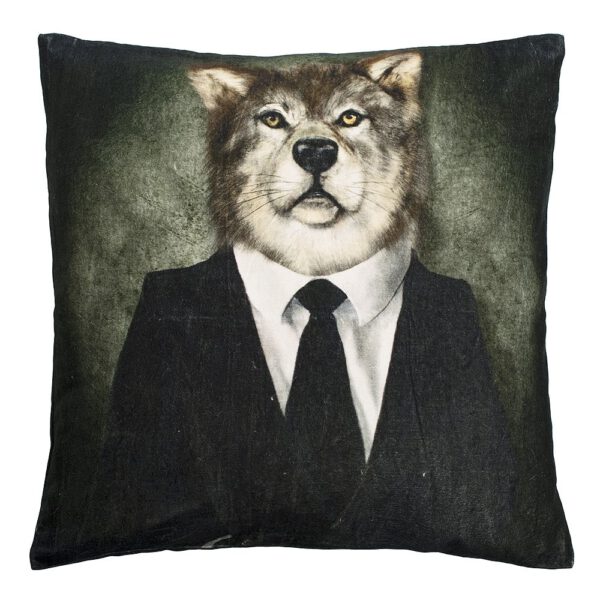 Fluwelen Kussen Humor Wolf (50 x 50 cm)