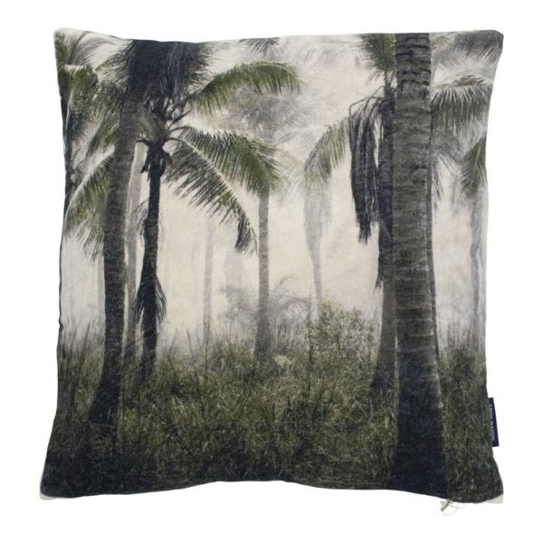 Fluwelen Kussen Palm Groen (45 x 45 cm)