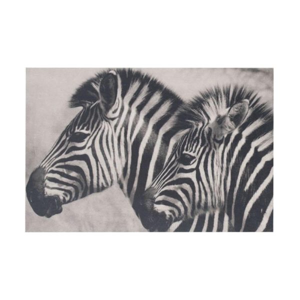 Fluwelen Wandpaneel met Zebra&apos;s Grijs