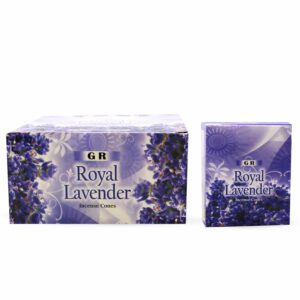 G.R Wierook Kegel Royal Lavender (12 pakjes met 10 kegels)