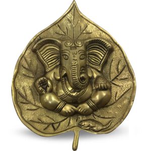 Ganesh op Blad (14 x 20 cm)