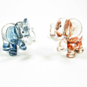 Glazen Beeldje Olifant Assorti (5 cm)