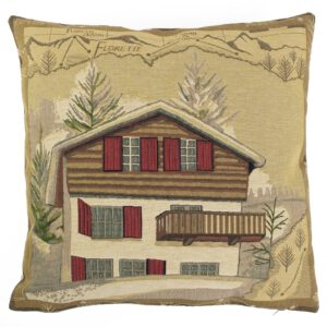 Gobelin Kussen Chalet Florette (45 x 45 cm)