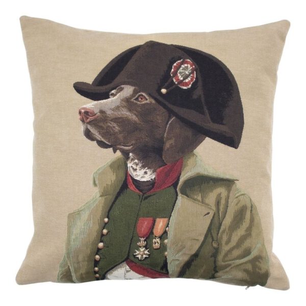 Gobelin Kussen Hond Napoleon (45 x 45 cm)