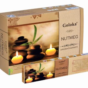 Goloka Wierook Aromatherapy Nutmeg (12 pakjes)