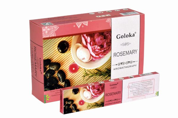 Goloka Wierook Aromatherapy Rosemary (12 pakjes)