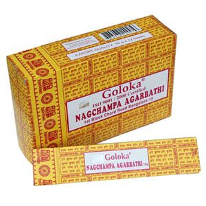 Goloka Wierook Nag Champa  (12 pakjes)