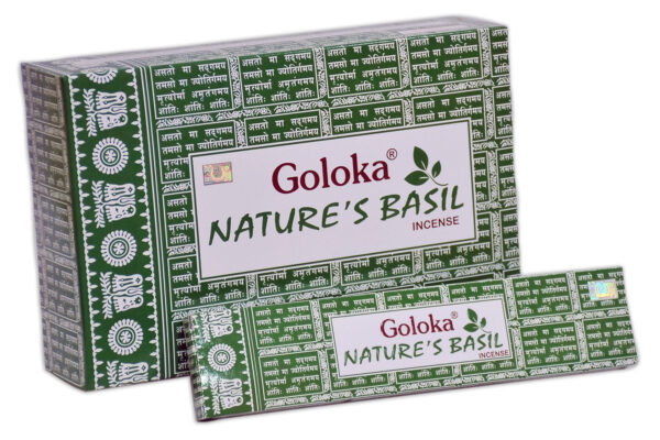 Goloka Wierook Nature&apos;s Basil (12 pakjes)