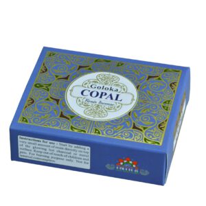 Goloka Wierookkorrels Copal (12 pakjes van 50 gram)