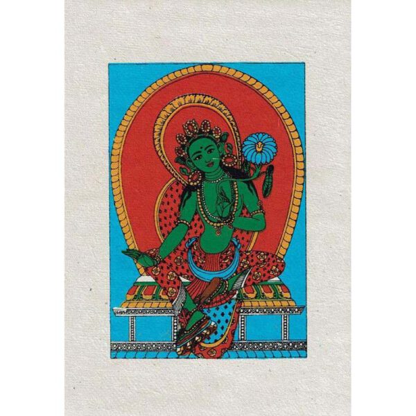 Green Tara Kaart (Set van 4)