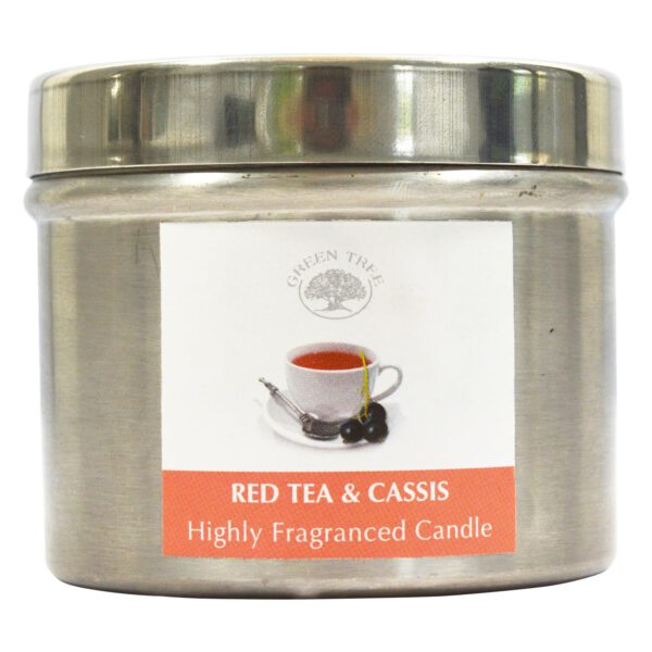 Green Tree Geurkaars Red Tea & Cassis (150 gram)