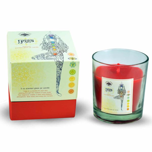 Green Tree Geurkaars Yoga in Glas (125 gram)