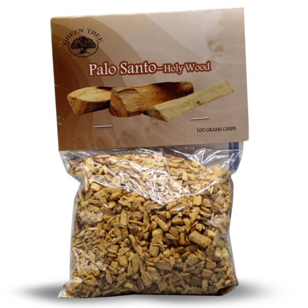 Green Tree Palo Santo Wood Chips (100 gram)