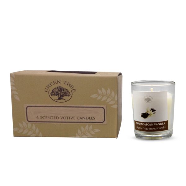 Green Tree Votive Geurkaars Madagascan Vanilla