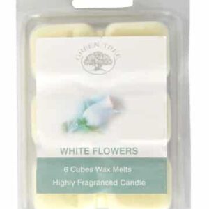 Green Tree Wax Melts White Flowers