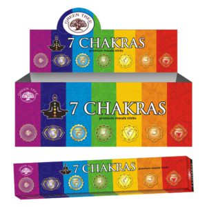 Green Tree Wierook 7 Chakra (12 pakjes)