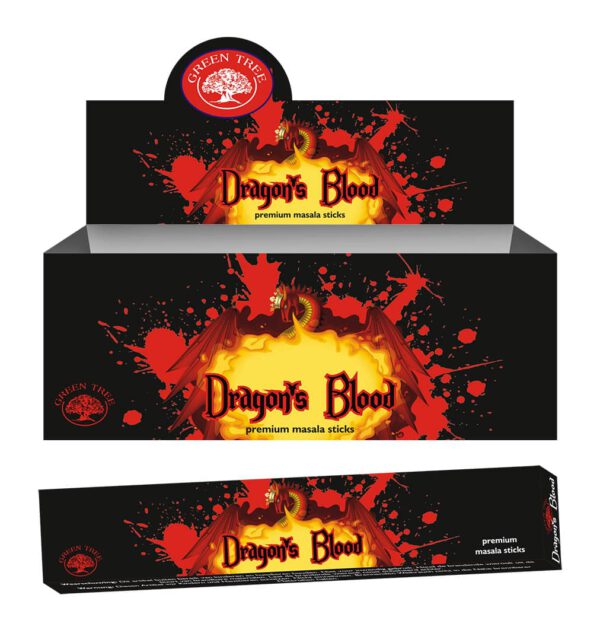 Green Tree Wierook Dragon&apos;s Blood (12 pakjes)