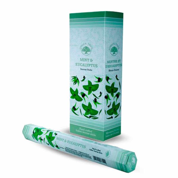 Green Tree Wierook Mint and Eucalyptus (6 pakjes)