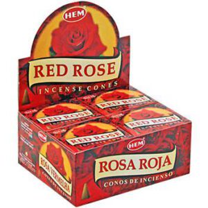 HEM Wierook Kegel Red Rose (12 pakjes)