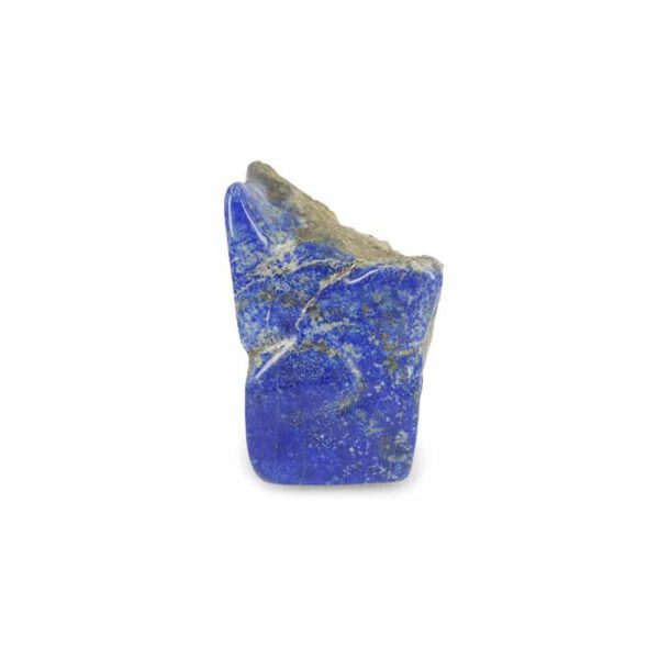 Half Gepolijste Edelsteen Lapis Lazuli en Pyriet Afghanistan (Model