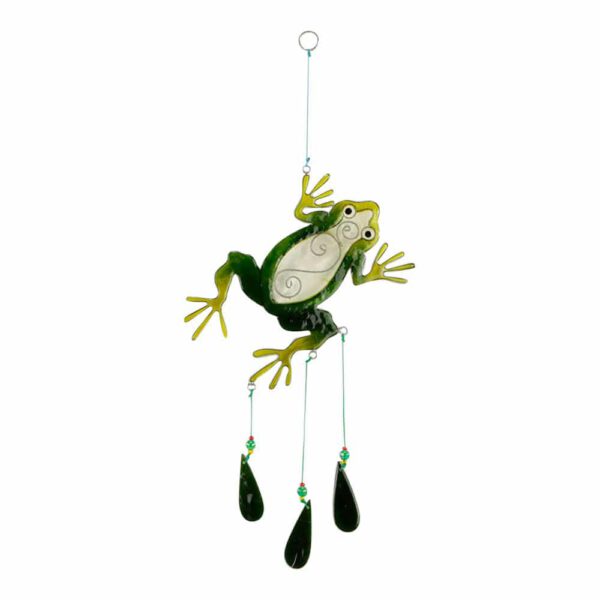 Hangende Decoratie Kikker Groen (39 x 17 x 1 cm)