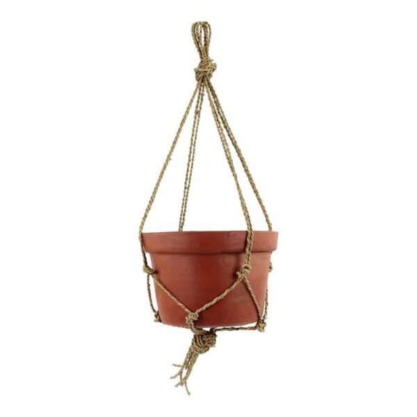 Hangende Terracotta Pot Naturel Rood Large