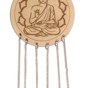 Hanging Wood - Laser Engraved - Bhudda