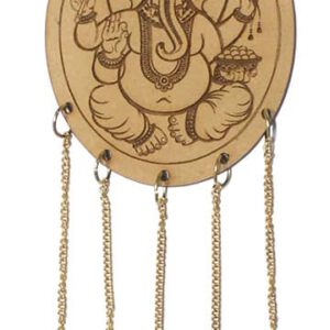 Hanging Wood - Laser Engraved -  Ganesha