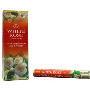 Hem Wierook Witte Rozen (6 pakjes)