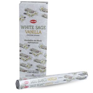 Hem Wierook Witte Salie Vanille (6 pakjes)