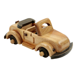 Houten Auto Cabrio (25 x 11 cm)