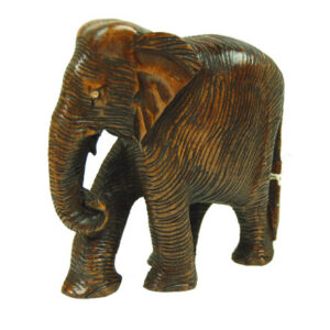 Houten Beeld Olifant (6 x 7 x 3 cm)