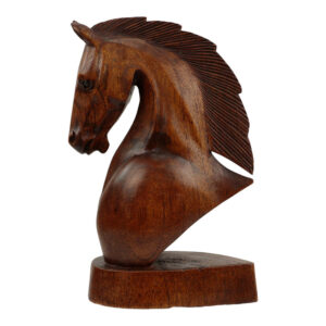 Houten Beeld Paardenhoofd (21 x 14 cm)