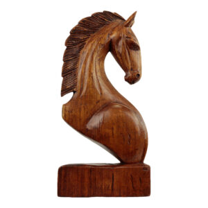 Houten Beeld Paardenhoofd (40 x 19 cm)