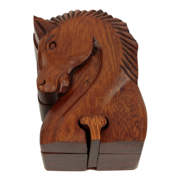 Houten Doos Paardenhoofd (12 x 6 cm)