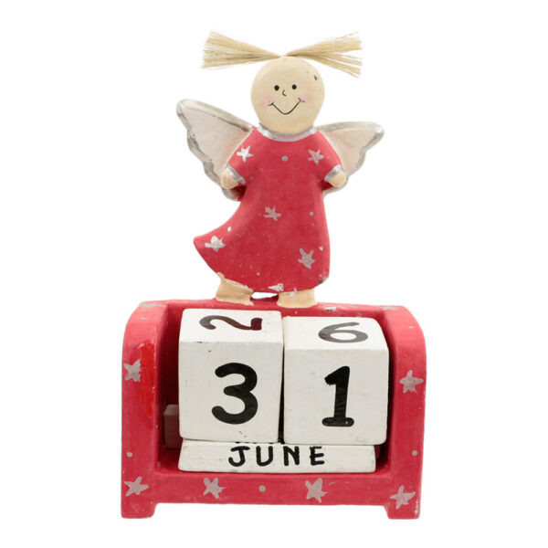 Houten Kalender Engel (15 x 10 cm)