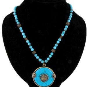 Howliet Blauw Heksenketting (Gekleurd)