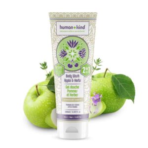 Human + Kind Shampoo Body Wash Apple Herbs Vegan All-in-one
