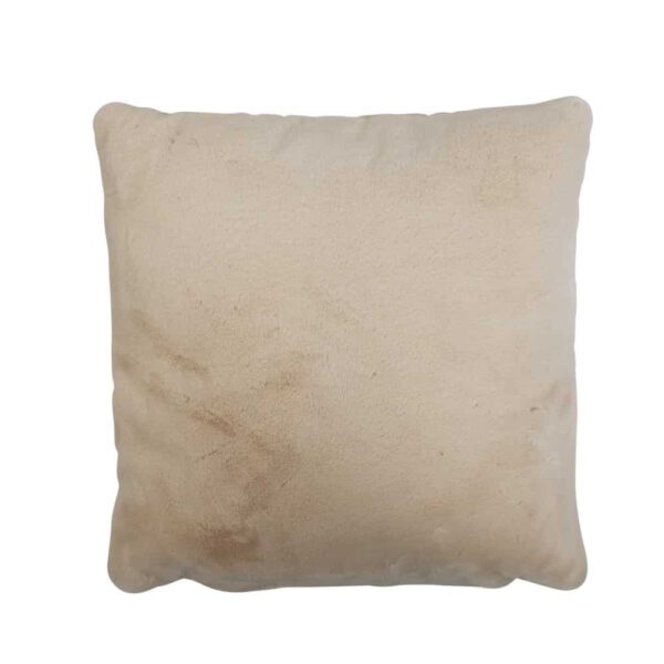 Imitatie Bont Sierkussen Beige (45 x 45 cm)