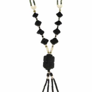 Jade Bohemian Ketting Klaver