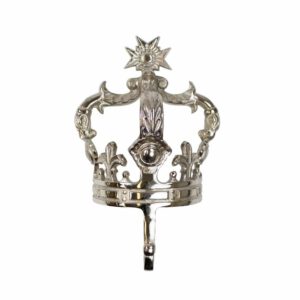 Kapstokhaak in de Vorm van een Kroon (19 cm)