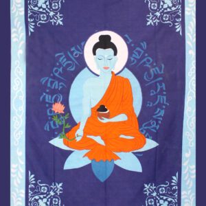 Katoenen Wandkleed Medicijn Boeddha