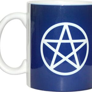 Keramisch Koffiekop Wit - Pentagram