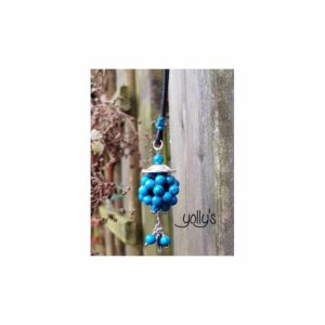 Ketting Bloembal Howliet Blauw